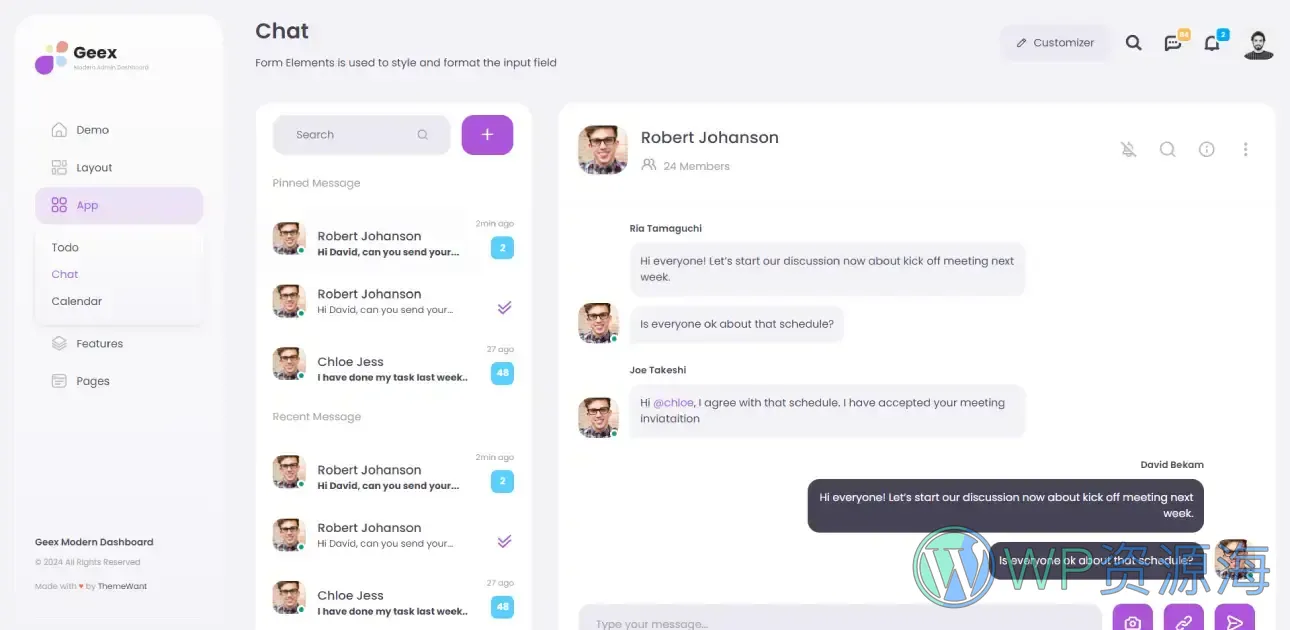 Geex | Bootstrap5 后台管理仪表板 HTML 模板[更至v1.0.2]插图9-WP资源海