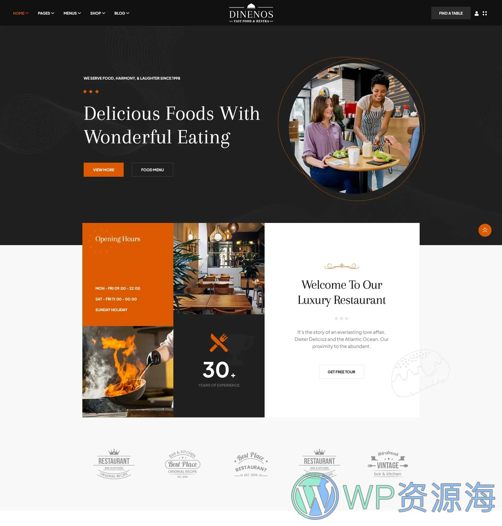 Dinenos | 汉堡披萨快餐店西餐厅HTML网站模板插图5-WP资源海 Dinenos | 汉堡披萨快餐店西餐厅HTML网站模板插图5-WP资源海