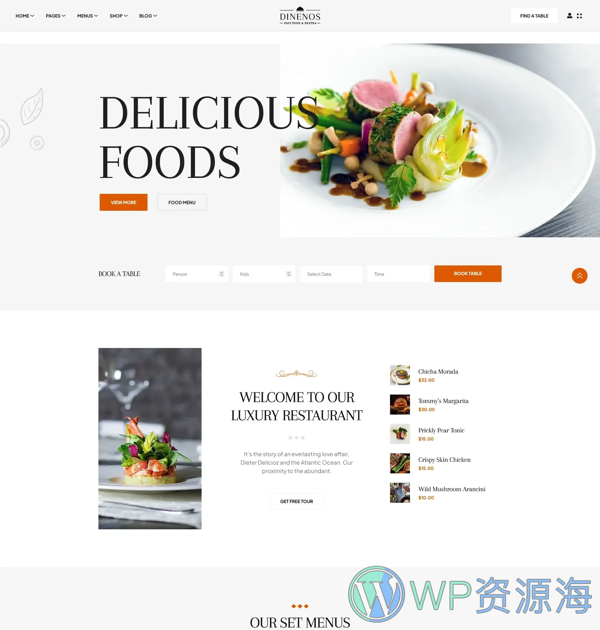 Dinenos | 汉堡披萨快餐店西餐厅HTML网站模板插图8-WP资源海 Dinenos | 汉堡披萨快餐店西餐厅HTML网站模板插图8-WP资源海