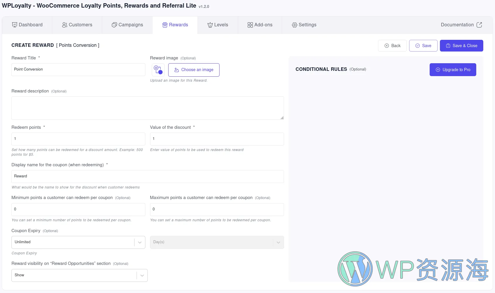 WPLoyalty Pro-最受欢迎的WooCommerce积分和奖励插件[更至v1.2.13]插图2-WordPress资源海