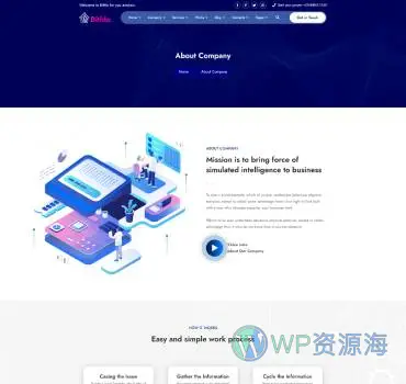 Bithlo：数据科学与人工智能网站HTML模板插图10-WP资源海