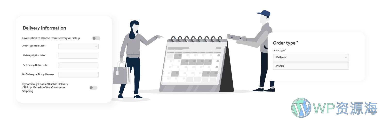 WooCommerce Delivery & Pickup Date Time Pro-送货日期和配送时间管理插件插图12-WP资源海