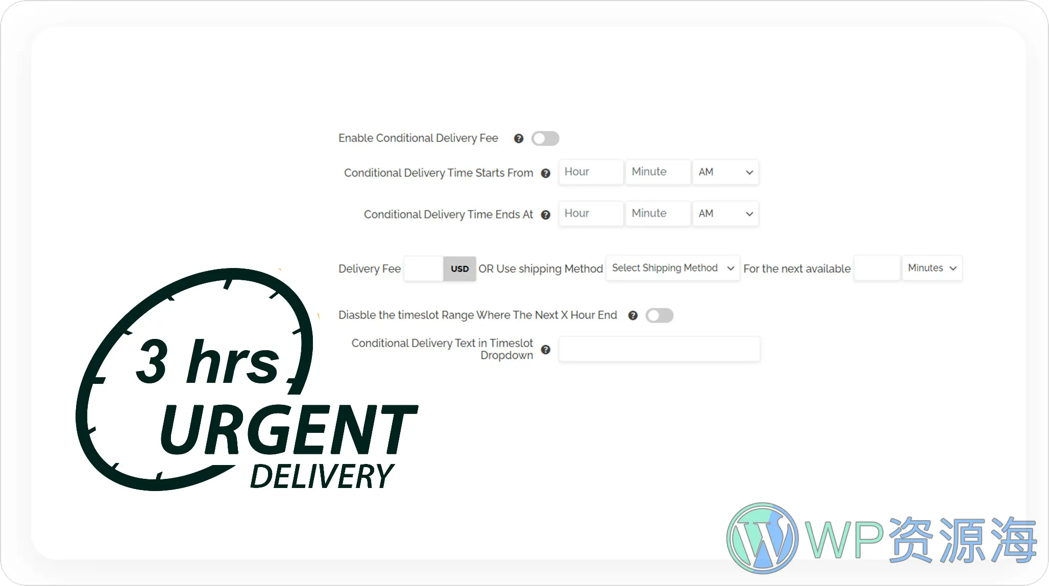 WooCommerce Delivery & Pickup Date Time Pro-送货日期和配送时间管理插件[更至v1.4.35]插图21-WordPress资源海