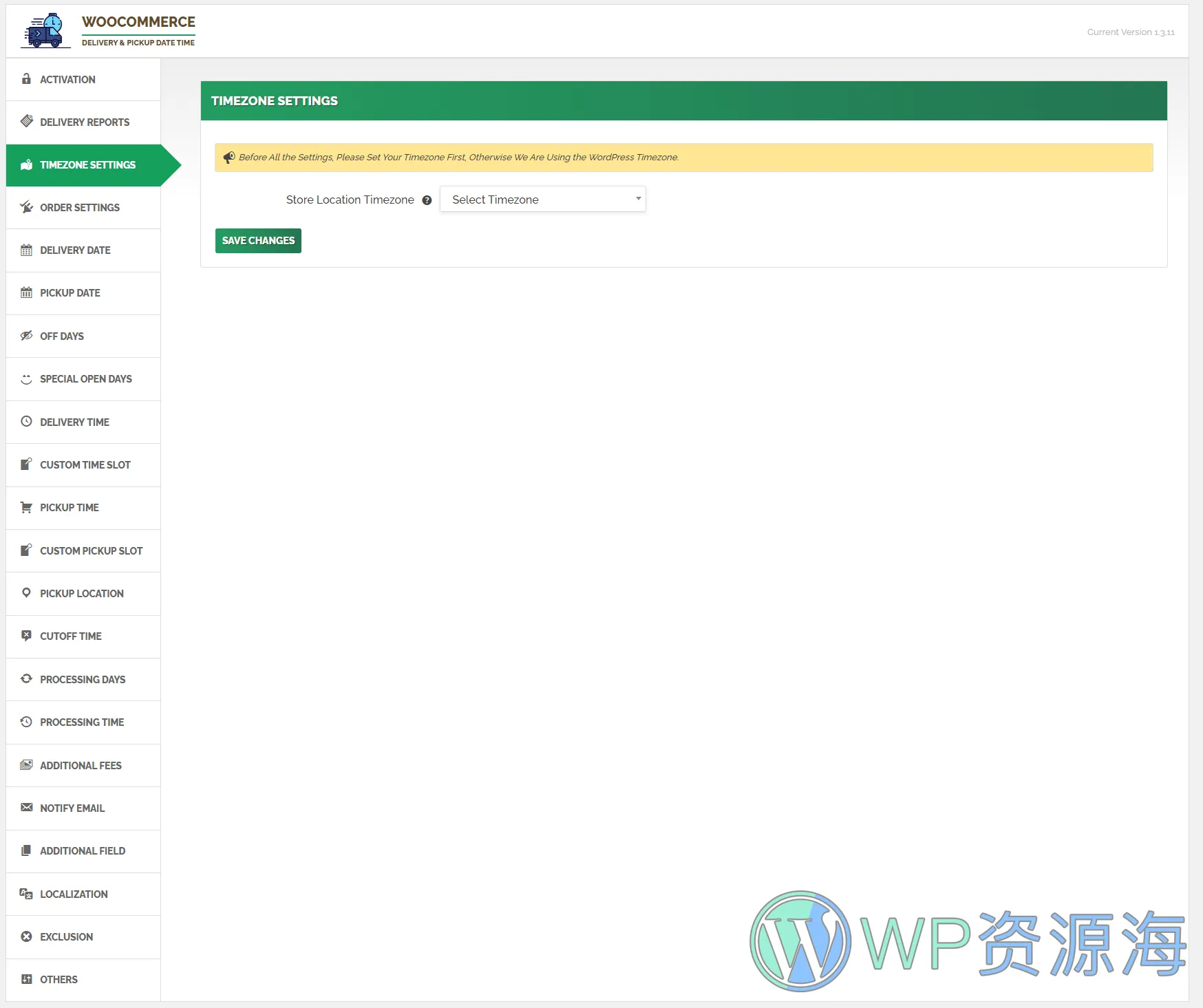 WooCommerce Delivery & Pickup Date Time Pro-送货日期和配送时间管理插件插图44-WP资源海