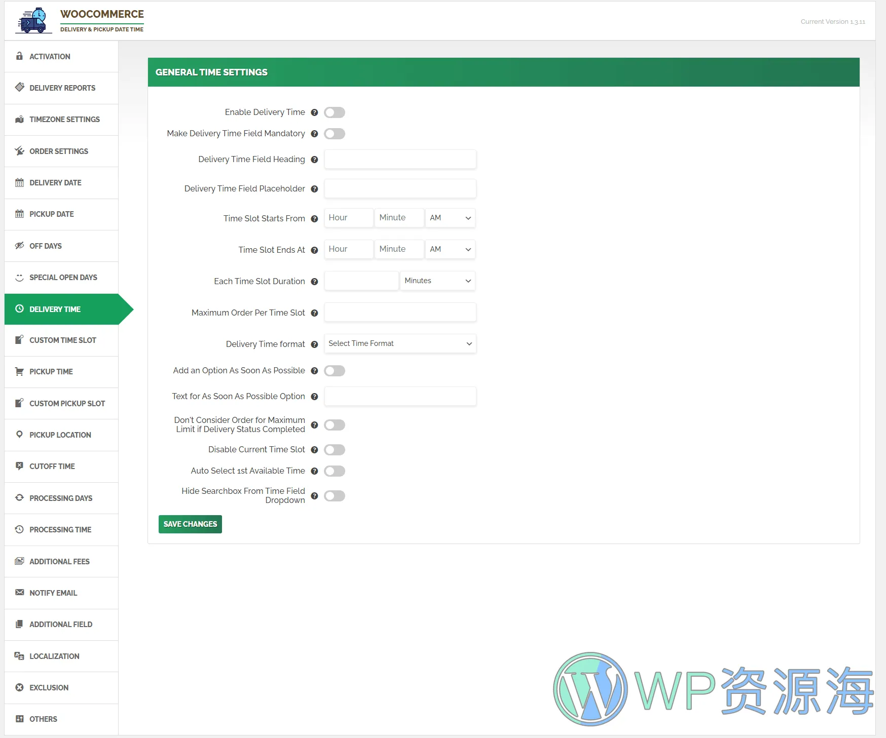 WooCommerce Delivery & Pickup Date Time Pro-送货日期和配送时间管理插件插图43-WP资源海