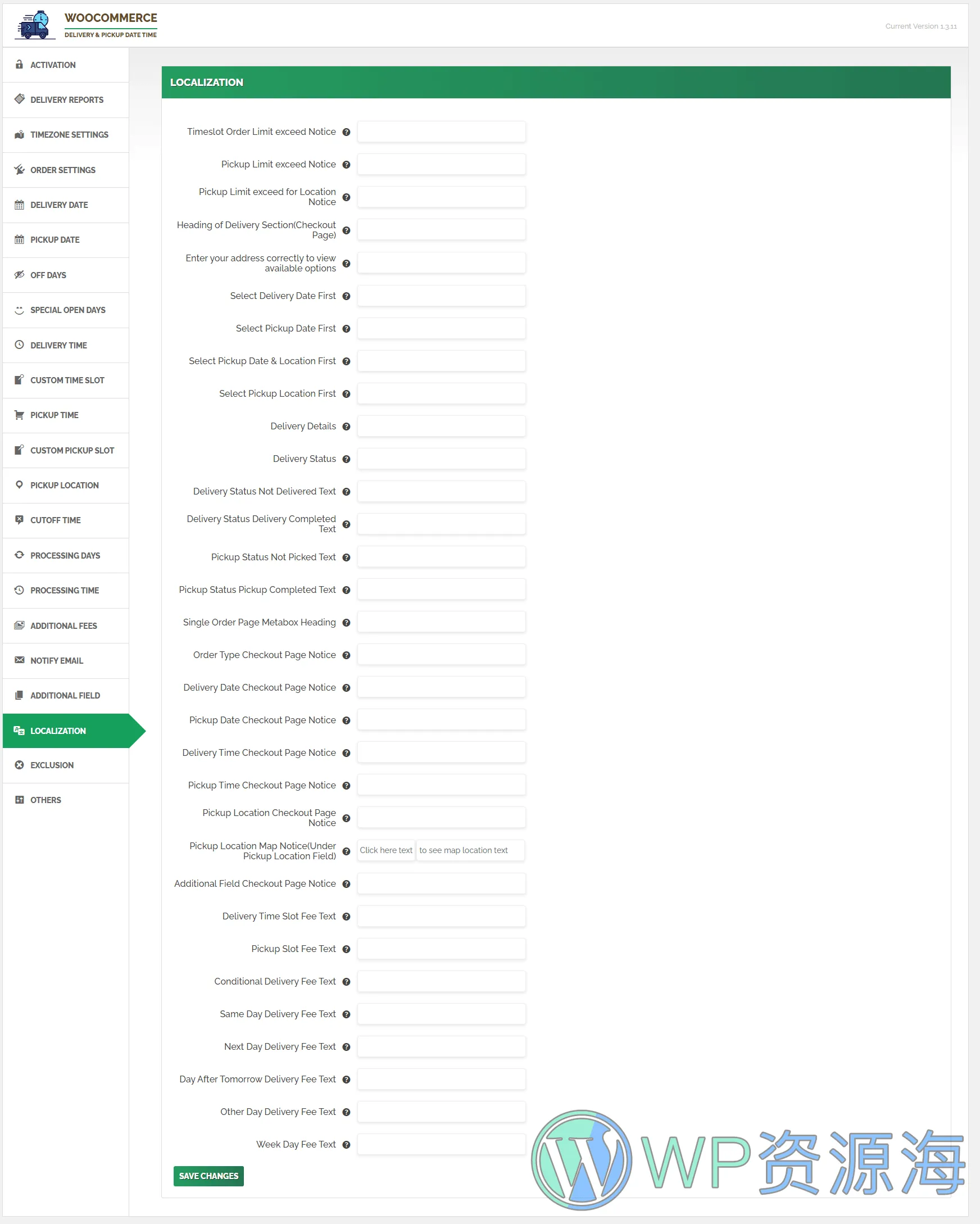 WooCommerce Delivery & Pickup Date Time Pro-送货日期和配送时间管理插件[更至v1.4.35]插图32-WordPress资源海