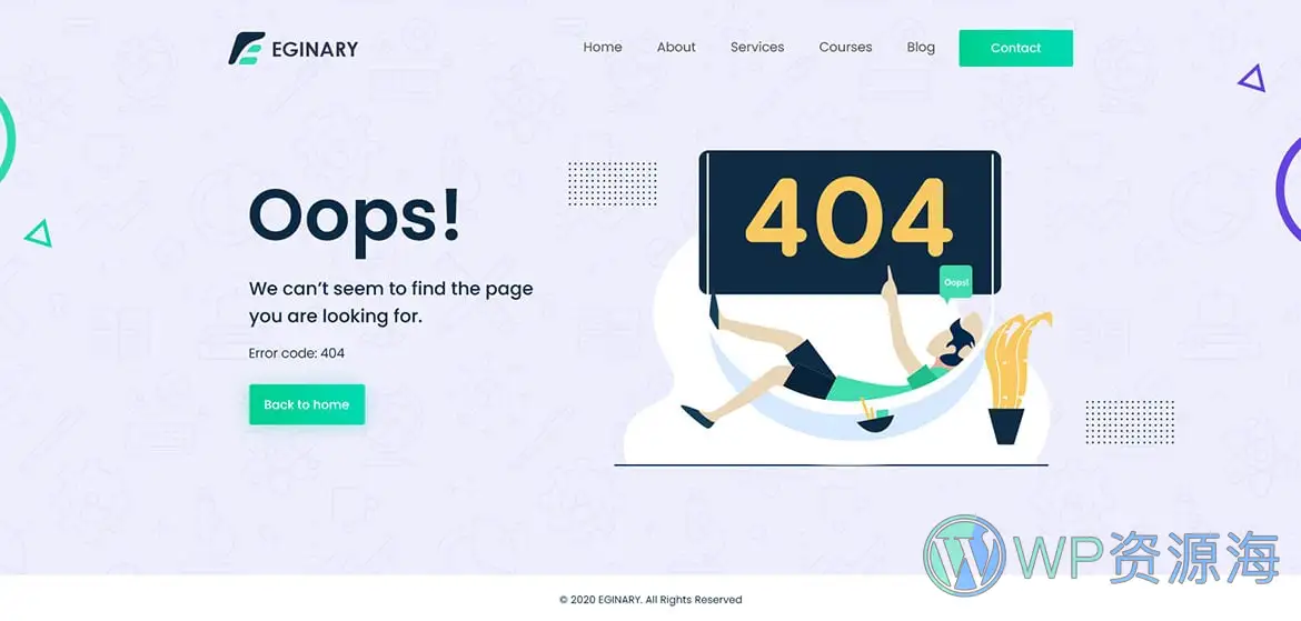 Eginary-教育培训学校大学网站HTML5模板插图12-WP资源海