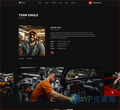 Cras-汽车维修汽车改装配件商城网站模板HTML和ReactJs双版本插图19-WP资源海