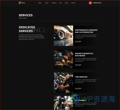Cras-汽车维修汽车改装配件商城网站模板HTML和ReactJs双版本插图17-WordPress资源海
