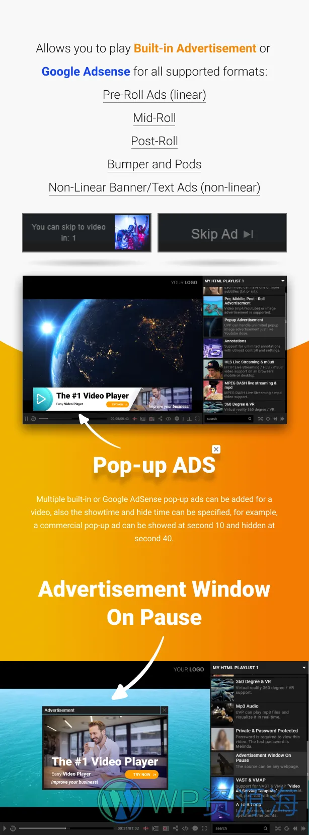 Ultimate Video Player-终极网页视频播放器WordPress插件插图5-WP资源海