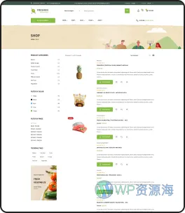 Freshen-水果蔬菜生鲜食品商城WordPress主题[更至v1.0.22]插图26-WP资源海