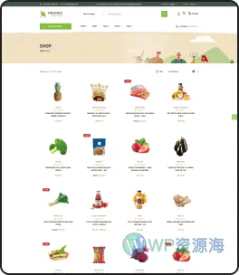 Freshen-水果蔬菜生鲜食品商城WordPress主题[更至v1.0.22]插图30-WP资源海