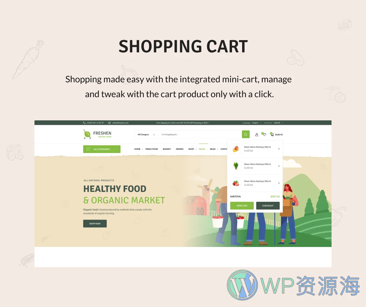 Freshen-水果蔬菜生鲜食品商城WordPress主题[更至v1.0.22]插图7-WordPress资源海