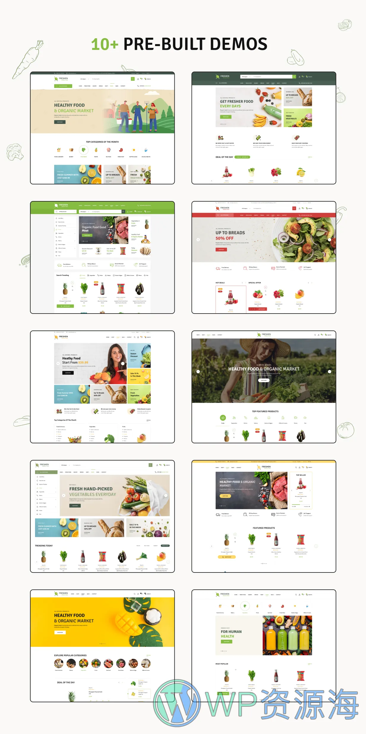 Freshen-水果蔬菜生鲜食品商城WordPress主题[更至v1.0.22]插图1-WordPress资源海