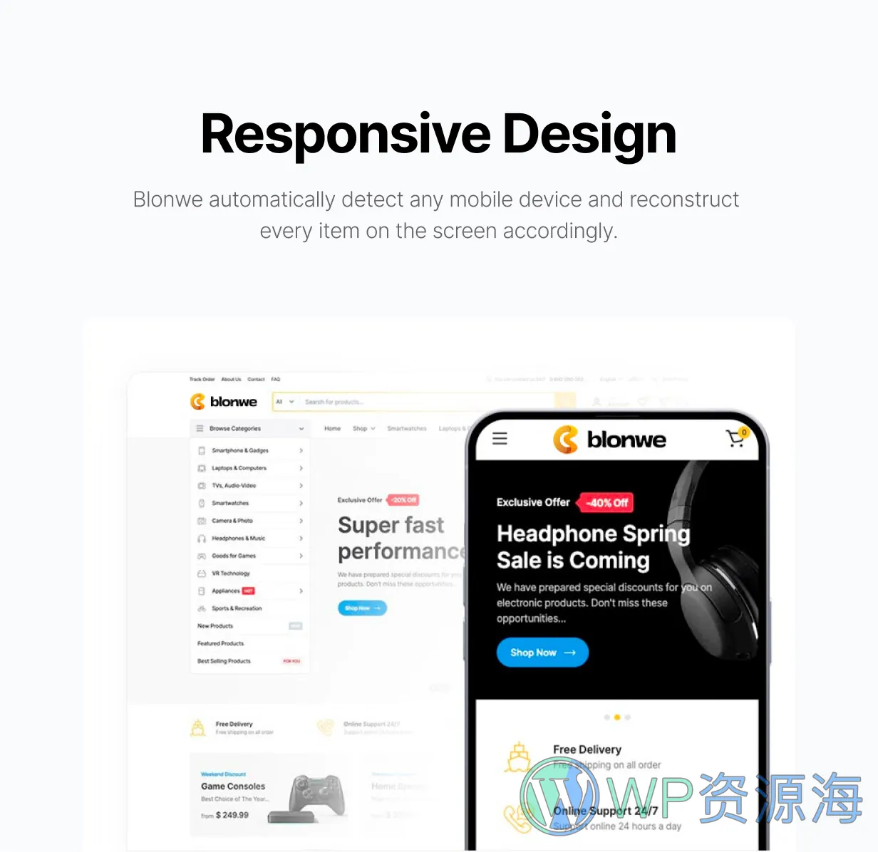 Blonwe-多用途跨境电商网站模板WordPress主题插图12-WP资源海