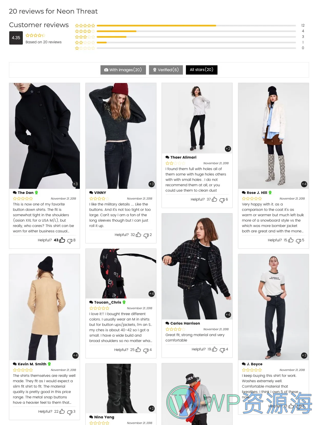 WooCommerce Photo Reviews-带图片的用户评分商品评价插件插图1-WP资源海