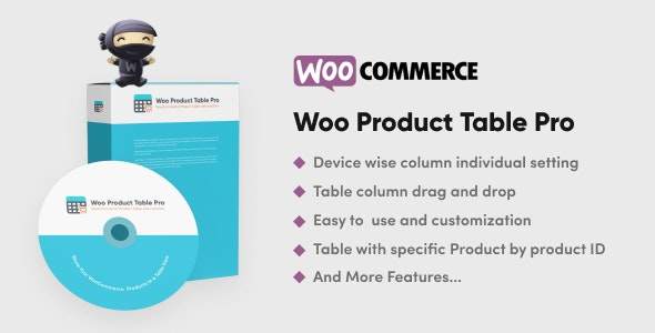 Woo Product Table Pro-商品产品表格视图WordPress插件[更至v9.1.0]