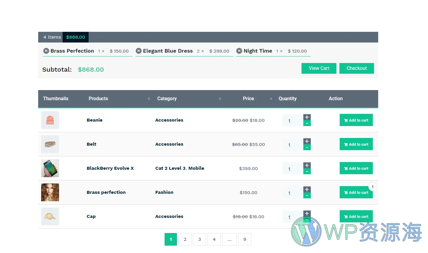 Woo Product Table Pro-商品产品表格视图WordPress插件[更至v9.1.0]插图11-WP资源海