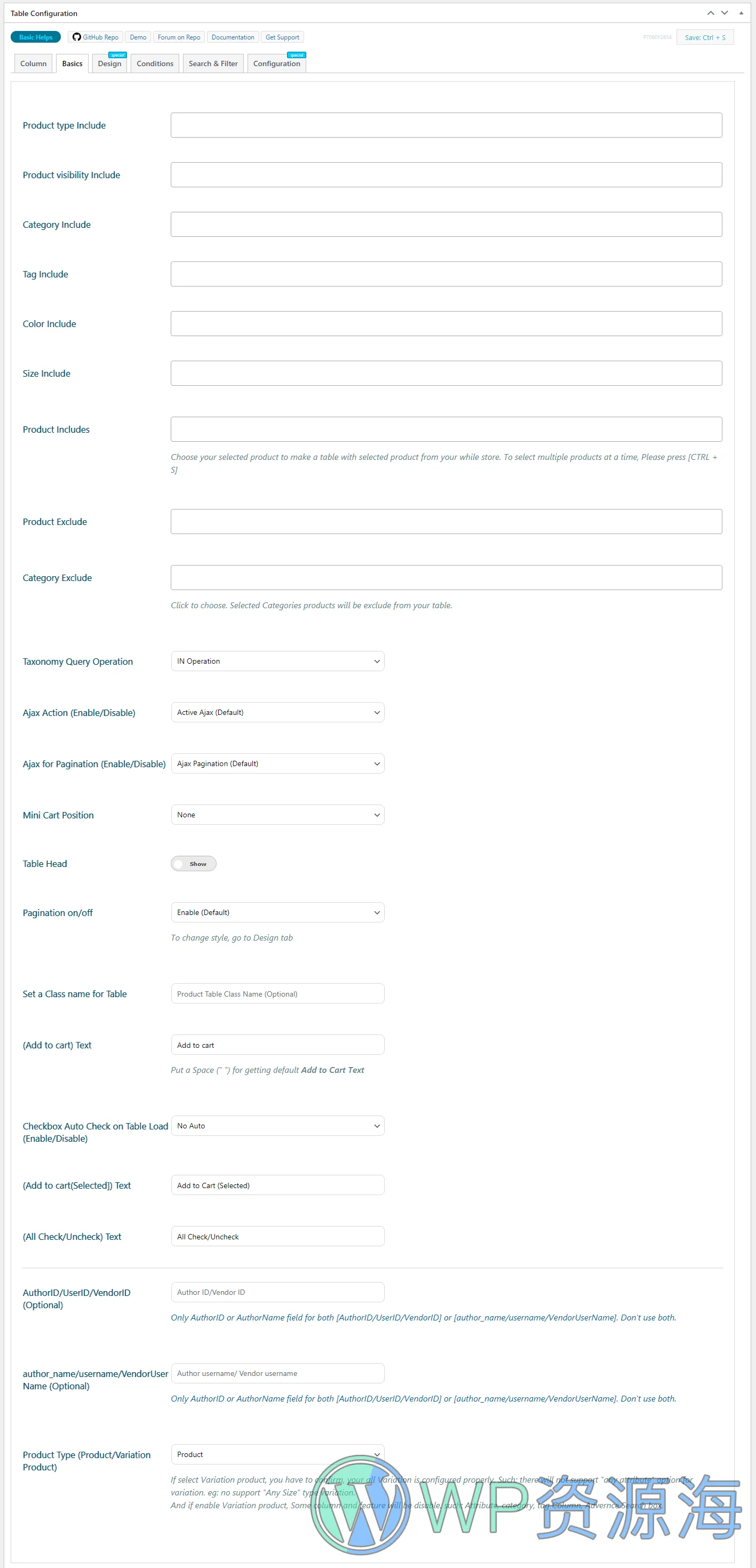 Woo Product Table Pro-商品产品表格视图WordPress插件[更至v9.1.0]插图33-WP资源海