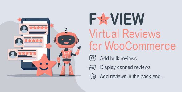 Faview Virtual Reviews for WooCommerce 虚拟评论虚拟评分新站必备插件[更至v1.0.5]