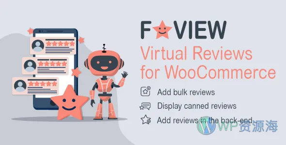 Faview Virtual Reviews for WooCommerce 虚拟评论虚拟评分新站必备插件[更至v1.0.5]插图-WP资源海