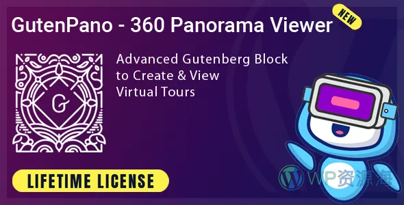 GutenPano-360度全景查看器WordPress古腾堡插件[更至v1.1.0]插图-WordPress资源海