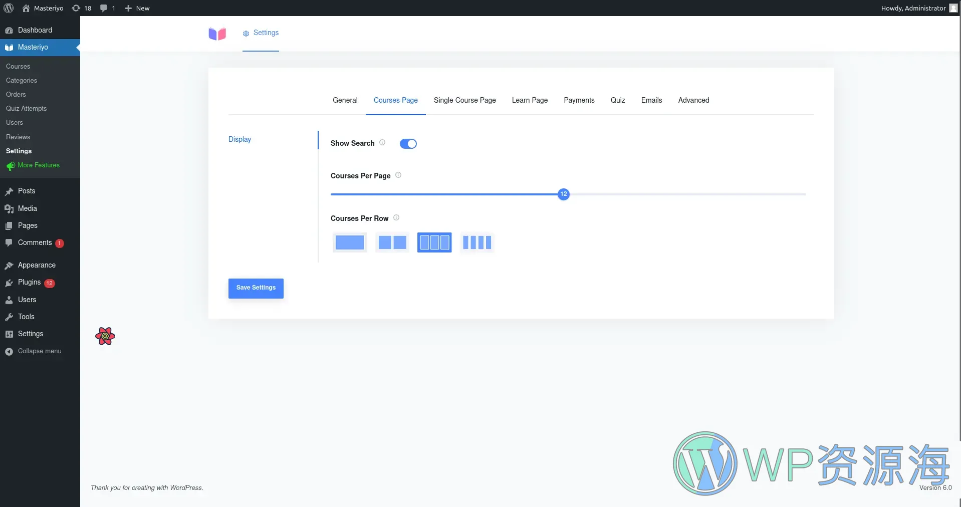 Masteriyo Pro-在线课程教育管理系统WordPress插件插图6-WP资源海
