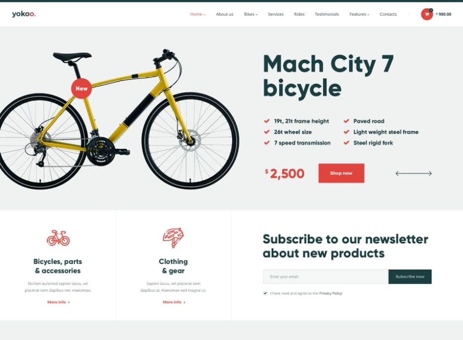 Yokoo-公路自行车山地车商城WordPress主题[更至v1.1.8]图片4