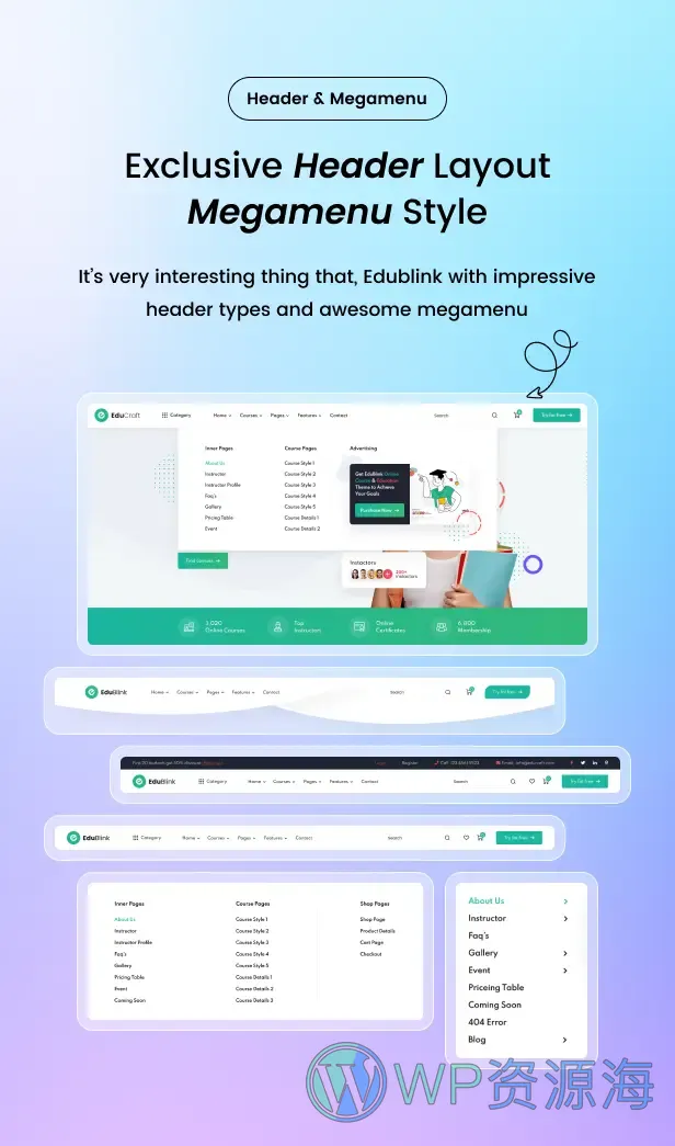 EduBlink-在线课程教育培训网校WordPress主题[更至v1.0.14]插图2-WordPress资源海
