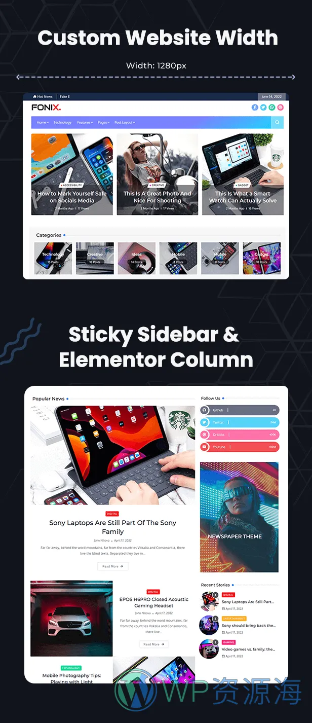 Fonix-新闻报纸杂志博客WordPress主题[更至v2.9]插图13-WordPress资源海