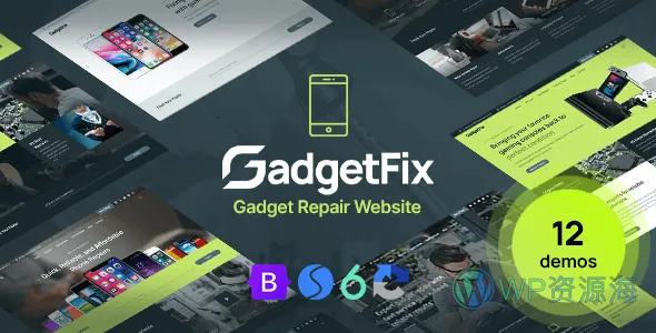 Gadgetfix-手机笔记本电子产品维修网站HTML模板插图-WordPress资源海