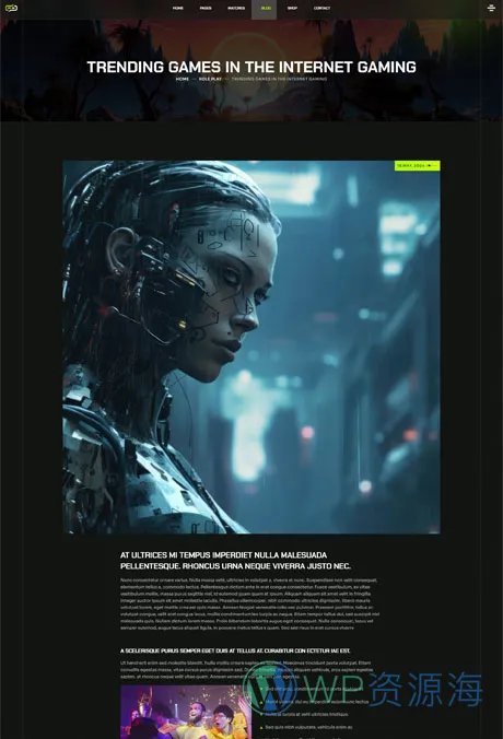 ApexX-超炫酷电子竞技游戏网站模板WordPress主题[更更至v1.0.1]插图11-WP资源海