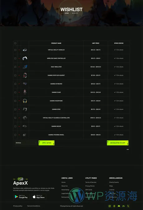 ApexX-超炫酷电子竞技游戏网站模板WordPress主题[更更至v1.0.1]插图29-WordPress资源海