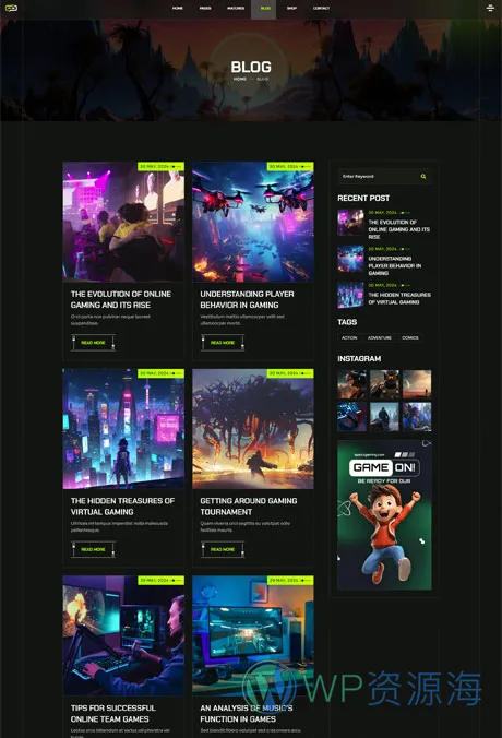 ApexX-超炫酷电子竞技游戏网站模板WordPress主题[更更至v1.0.1]插图13-WordPress资源海