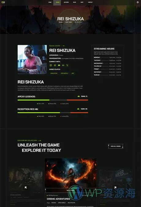 ApexX-超炫酷电子竞技游戏网站模板WordPress主题[更更至v1.0.1]插图27-WordPress资源海