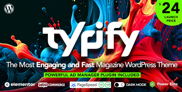 Typify-有点酷的新闻杂志博客WordPress主题[更至v2.6.1] 