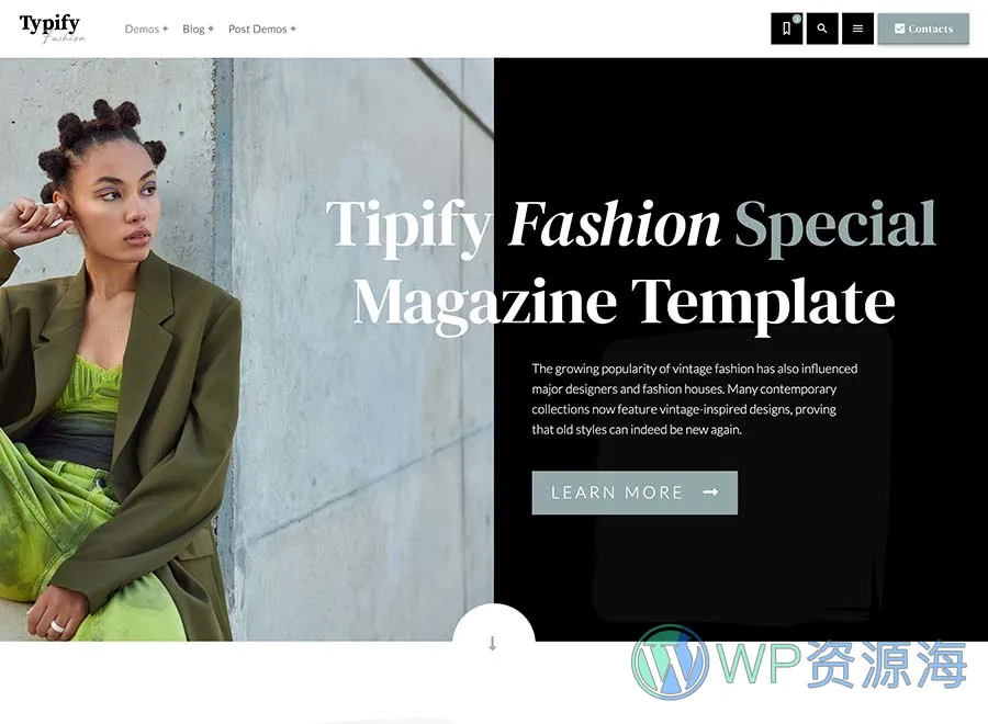 Typify-有点酷的新闻杂志博客WordPress主题插图4-WP资源海