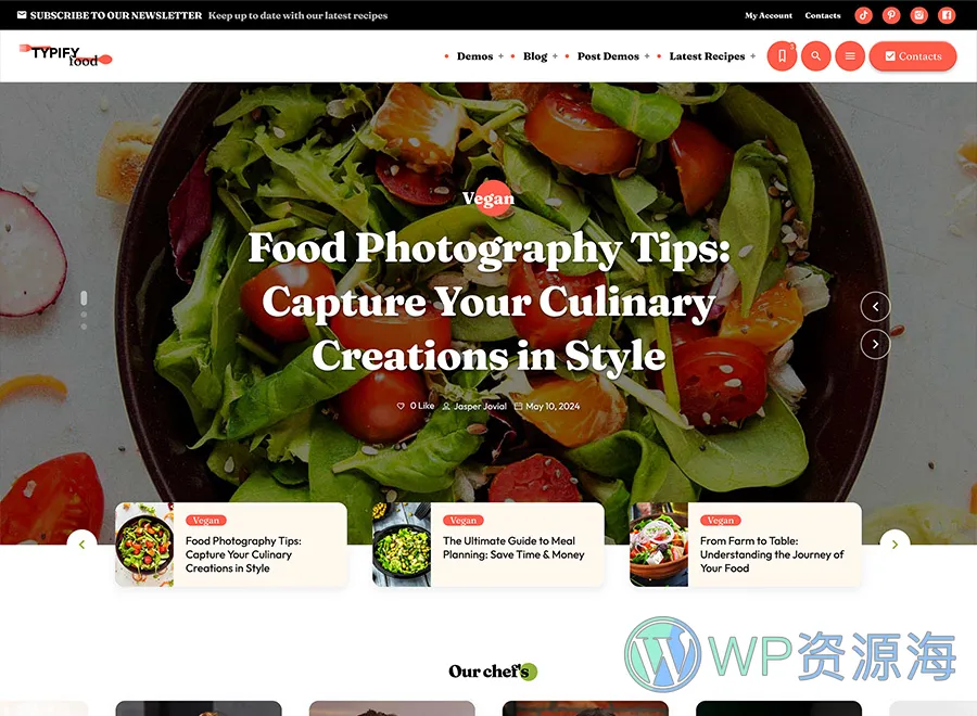 Typify-有点酷的新闻杂志博客WordPress主题插图8-WP资源海