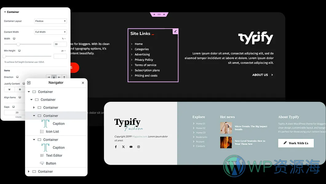 Typify-有点酷的新闻杂志博客WordPress主题插图21-WP资源海 Typify-有点酷的新闻杂志博客WordPress主题插图21-WP资源海