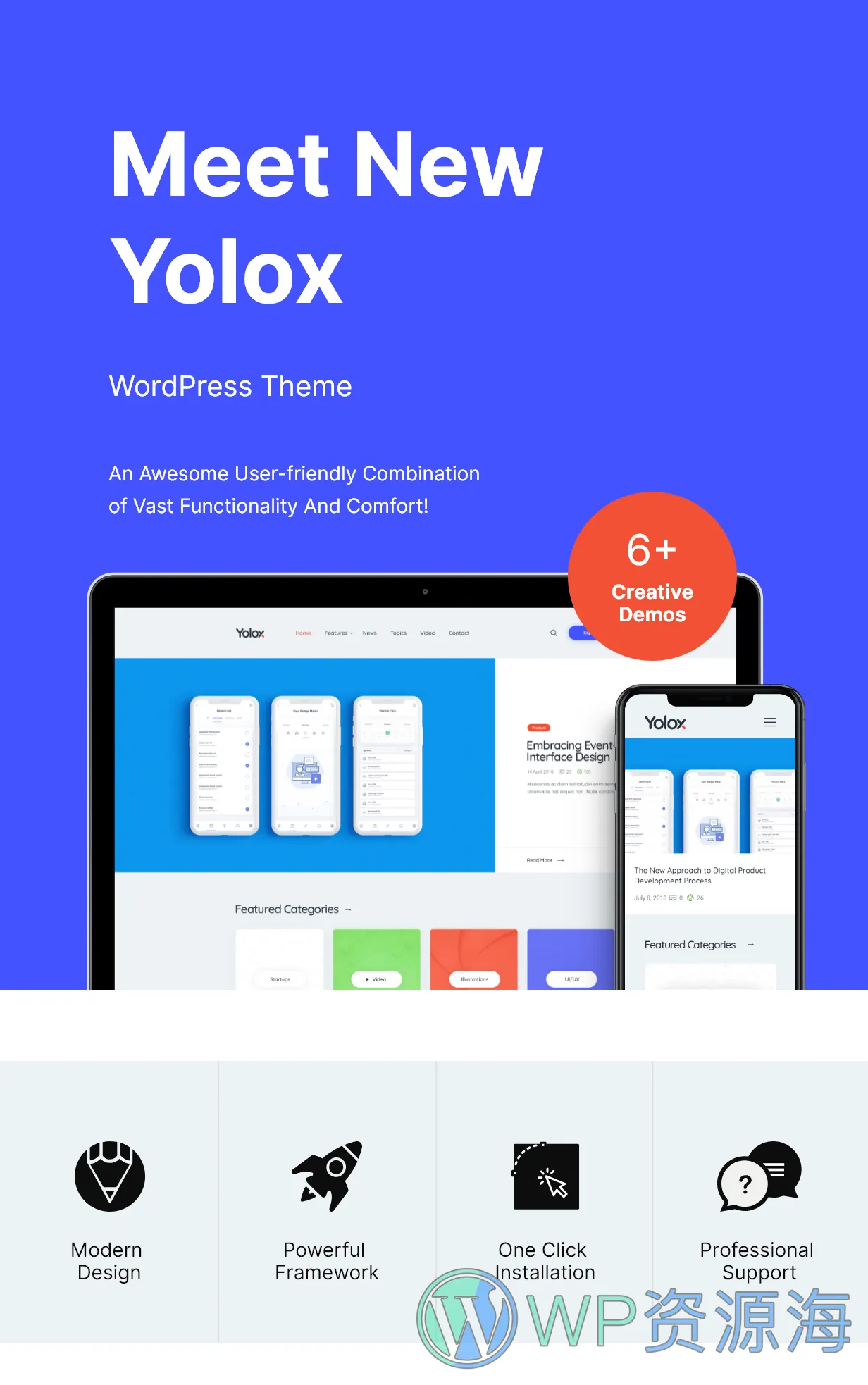 Yolox-素雅简约风博客杂志WordPress主题[更至v1.0.13]插图1-WP资源海