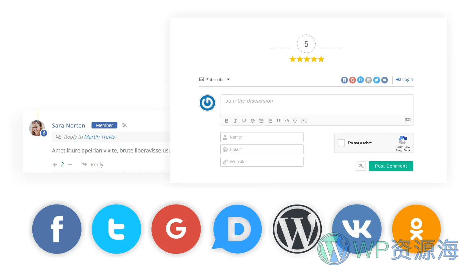 wpDiscuz-评论区优化与增强终极方案WordPress插件插图9-WP资源海