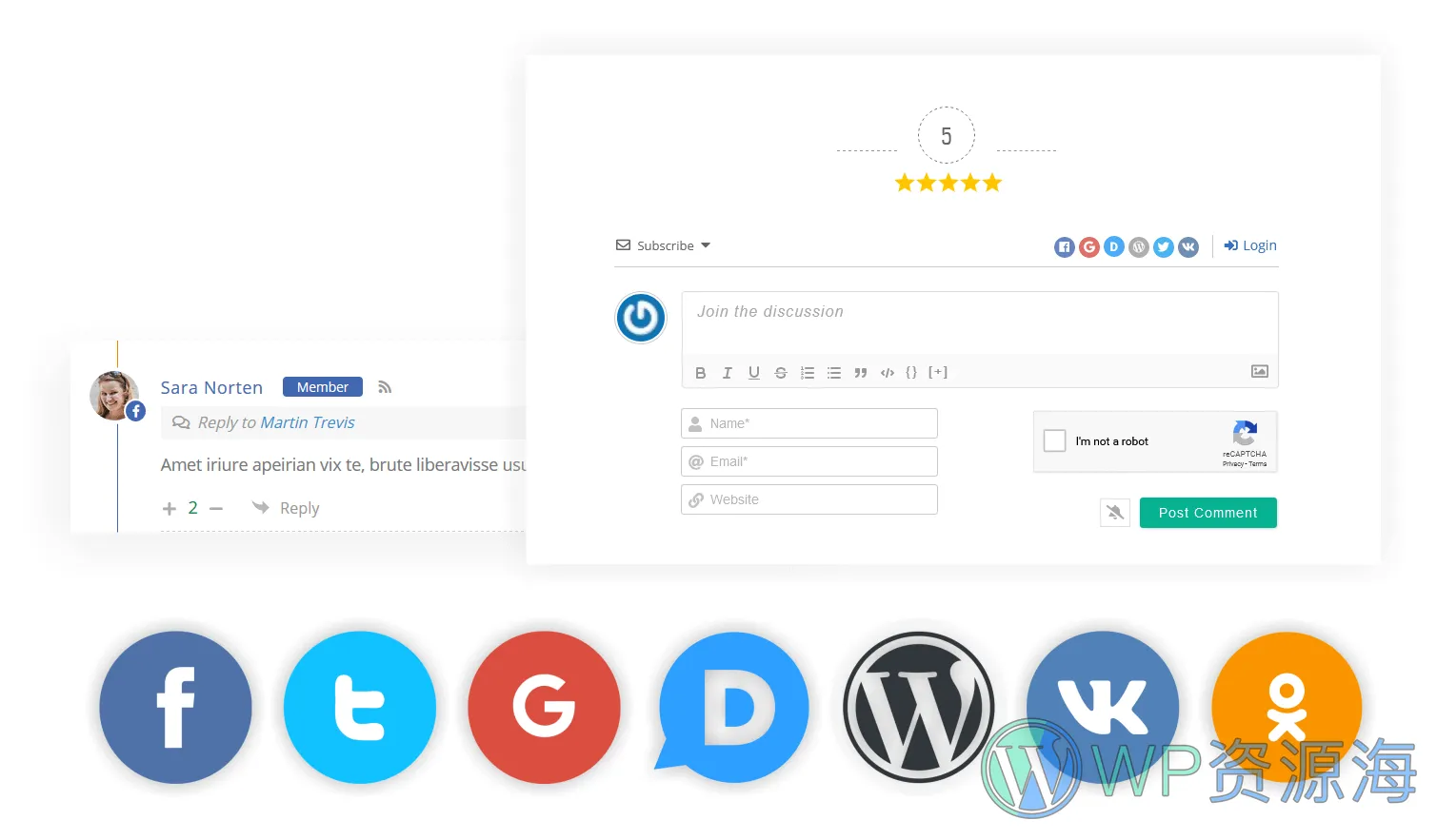 wpDiscuz-评论区终极优化与增强方案WordPress插件[更至v7.6.25]插图9-WP资源海
