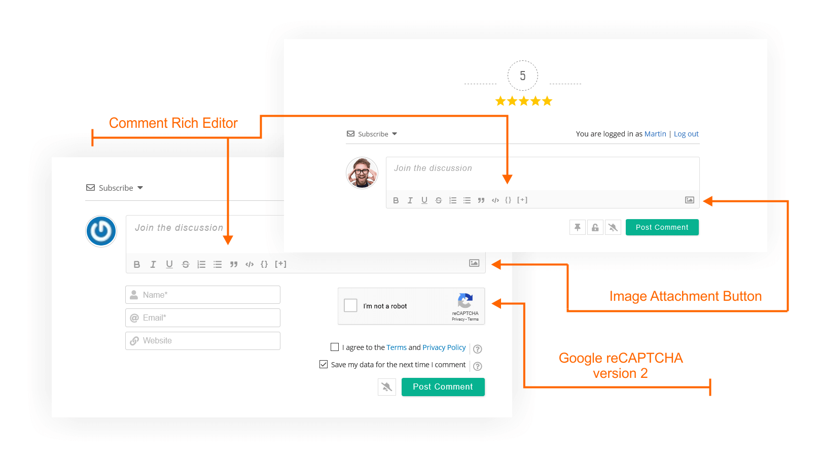 wpDiscuz-评论区终极优化与增强方案WordPress插件[更至v7.6.25]图片2