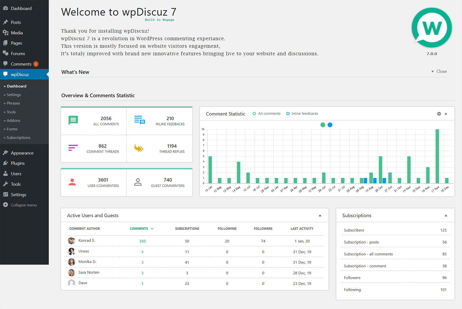 wpDiscuz-评论区终极优化与增强方案WordPress插件[更至v7.6.25]图片10