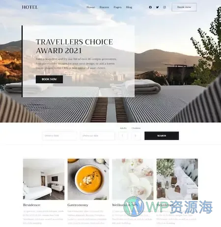 Bellevue-酒店住宿旅馆网站模板WordPress主题[更至v4.2.5]插图18-WP资源海