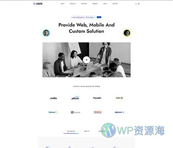 Gxber-创意机构公司网站模板WordPress主题[更至v1.0.2]插图13-WP资源海