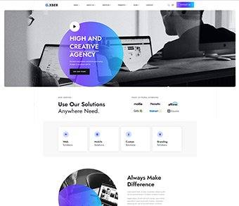 Gxber-创意机构公司网站模板WordPress主题[更至v1.0.2]图片11