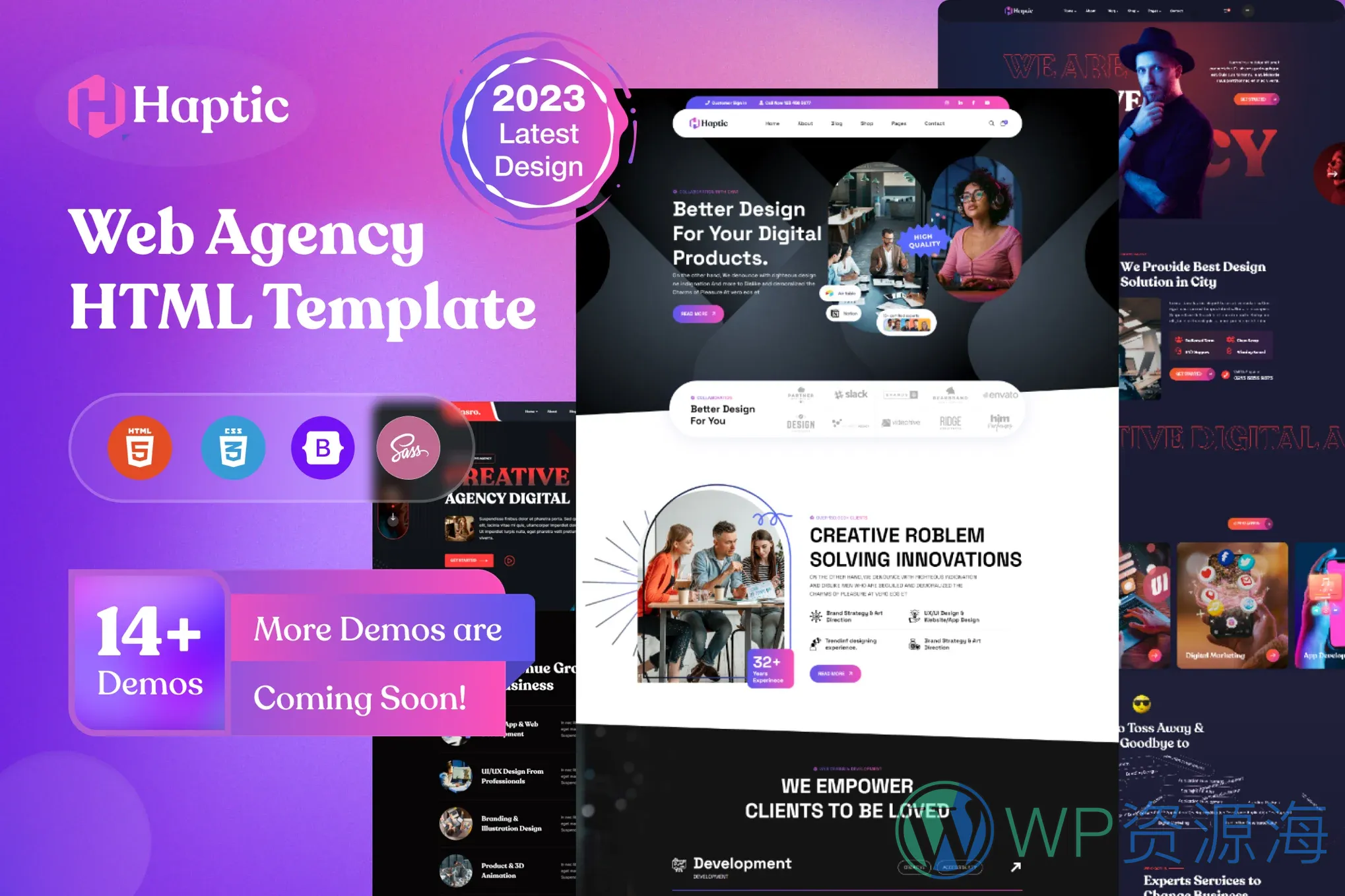 Haptic-网页设计网站建设开发公司官网HTML5模板插图1-WP资源海 Haptic-网页设计网站建设开发公司官网HTML5模板插图1-WP资源海