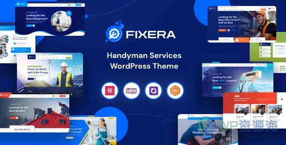 Fixera-电力电气维修服务网站模板WordPress主题[更至v1.0.3]插图-WP资源海