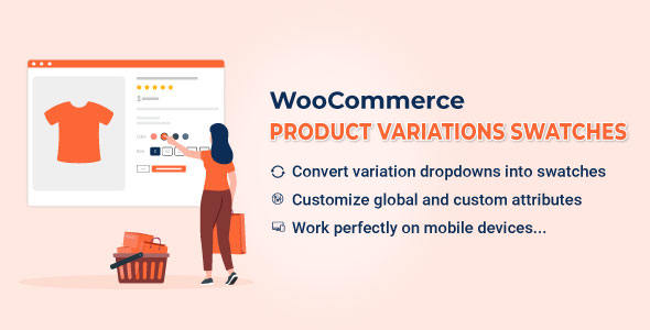 WooCommerce Product Variations Swatches-可变产品多规格多颜色插件[更至v1.1.3]